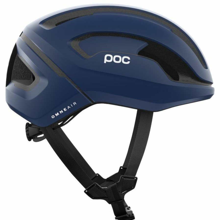 Helmets * | Poc Omne Air Mips Road Helmet Lead Blue Matte Radiant Model