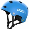 Helmets * | Poc Pocito Crane Mips Kids Helmet Fluorescent Blue Clearance