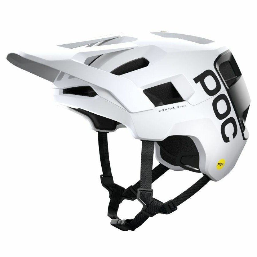 Helmets * | Poc Kortal Race Mips Mtb Helmet Hydrogen White/Uranium Black Matte Clearance