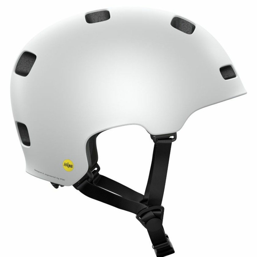 Helmets * | Poc Crane Mips Commuter/Dj Helmet Matte White Outlet