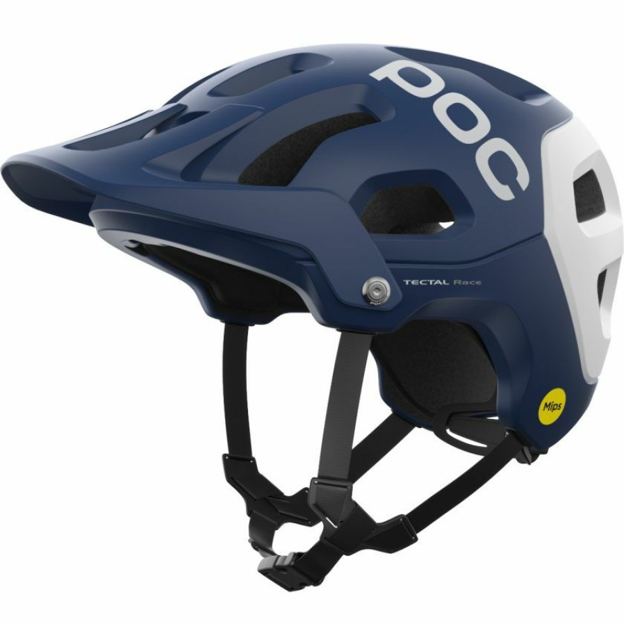 Helmets * | Poc Tectal Race Mips Mtb Helmet Blue/Hydrogen White Matte 100% Guarantee