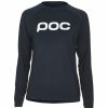 Clothing * | Poc Reform Ls Womens Enduro Jersey Uranium Black 2022 Fire Sale