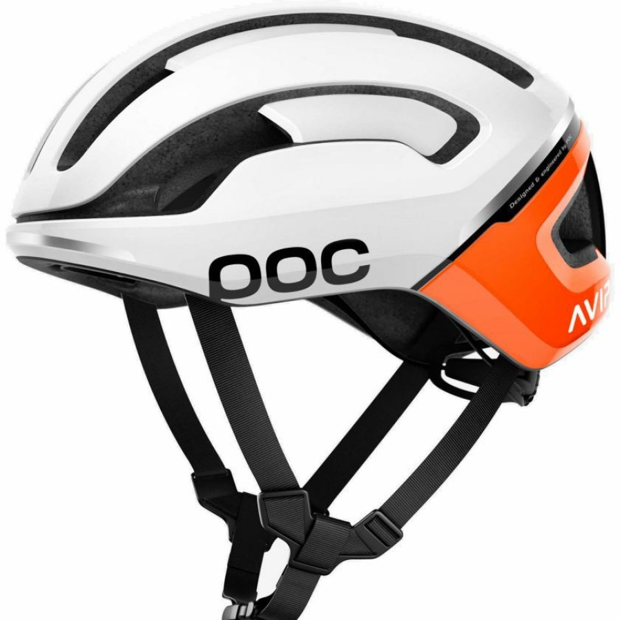 Helmets * | Poc Omne Air Spin Road Helmet Zink Orange Avip Best Price