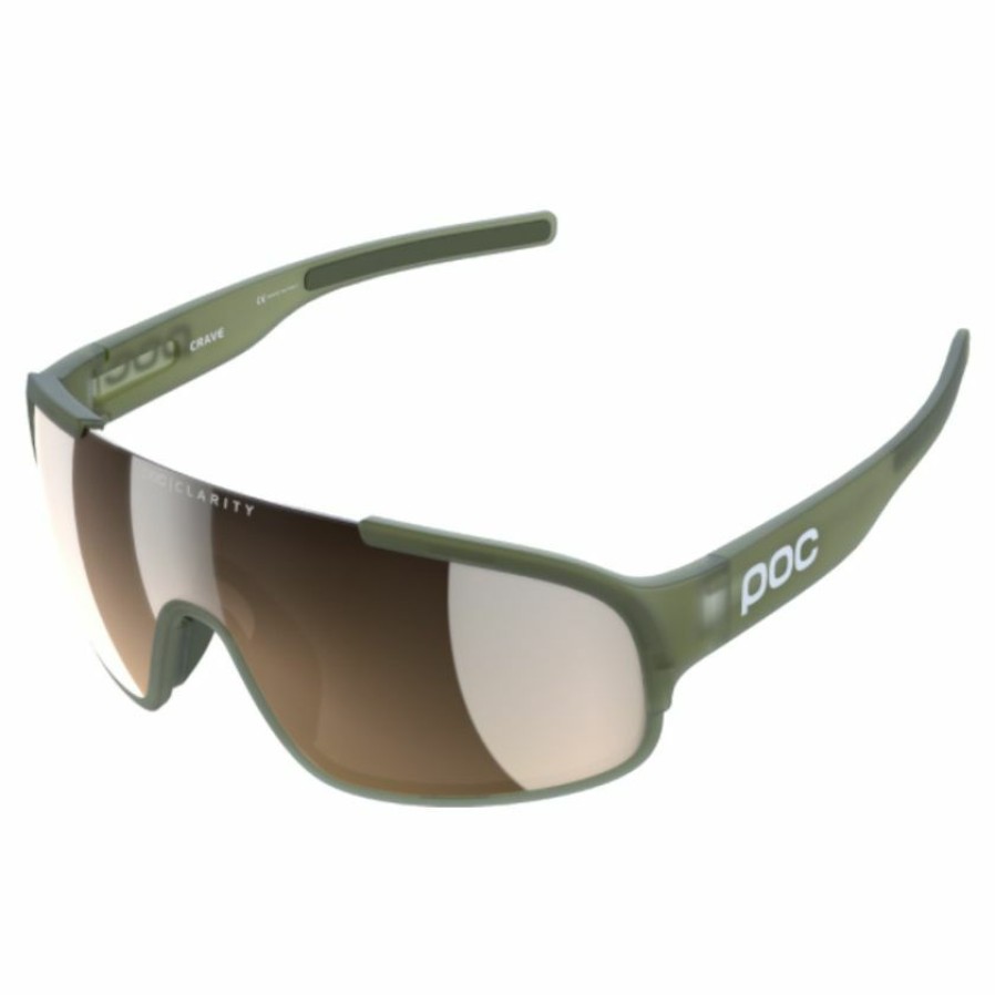 Accessories * | Poc Crave Sunglasses Epidote Green Translucent (Brown Silver Mirror Lens) Reduction In Price