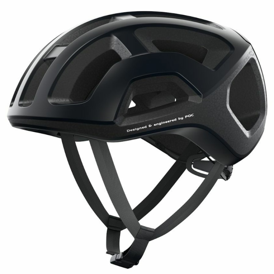 Helmets * | Poc Ventral Lite Road Helmet Uranium Black Matte With Discount