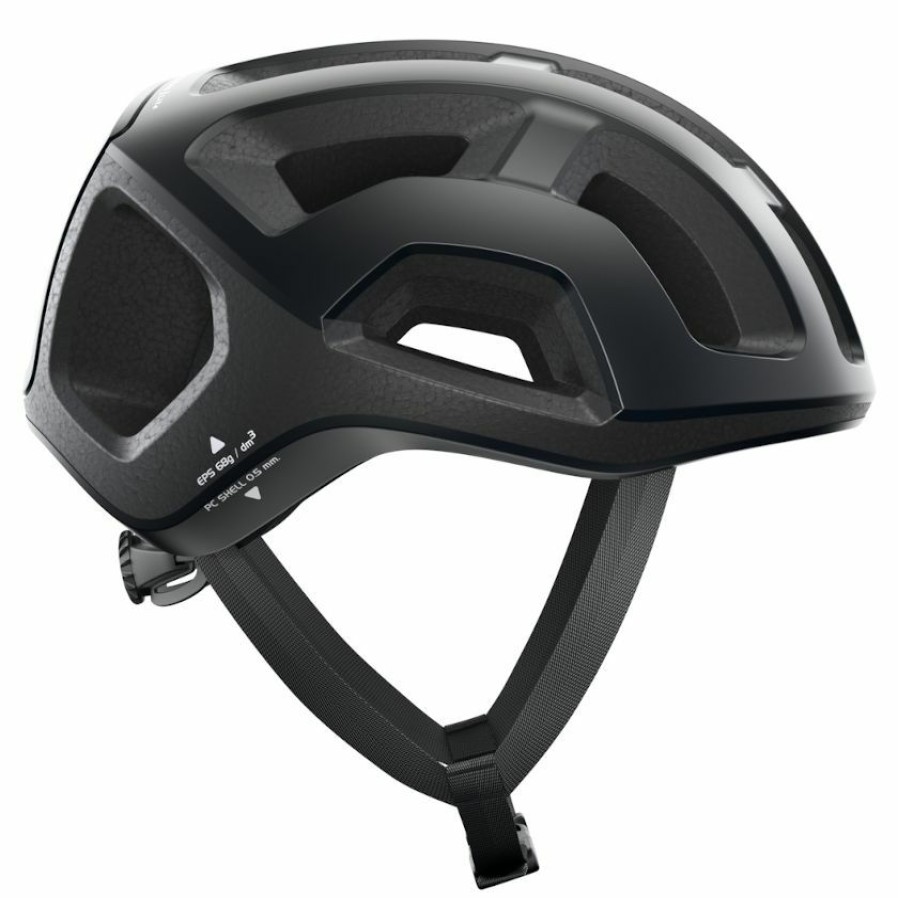 Helmets * | Poc Ventral Lite Road Helmet Uranium Black Matte With Discount