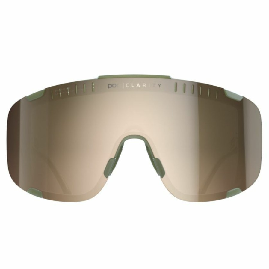 Accessories * | Poc Devour Sunglasses Epidote Green Translucent (Brown Silver Mirror Lens) 100% Guarantee