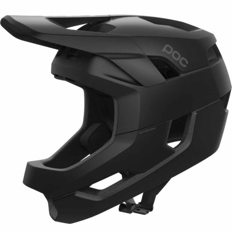 Accessories * | Poc Otocon Full Face Mtb Helmet Matte Uranium Black Clearance