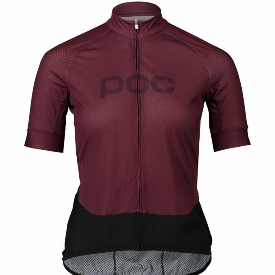 Clothing * | Poc Essential Road Logo Ss Womens Jersey Red 2022 With Discount