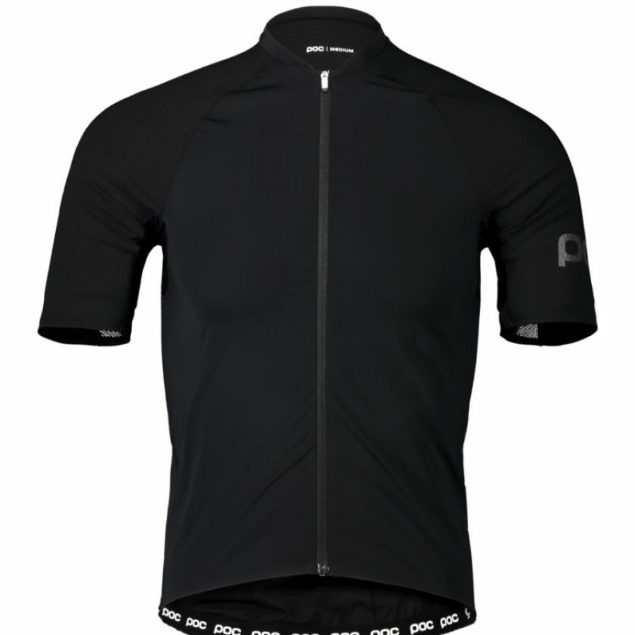 Clothing * | Poc Aero-Lite Ss Road Jersey Uranium Black 2022 Reasonable Price