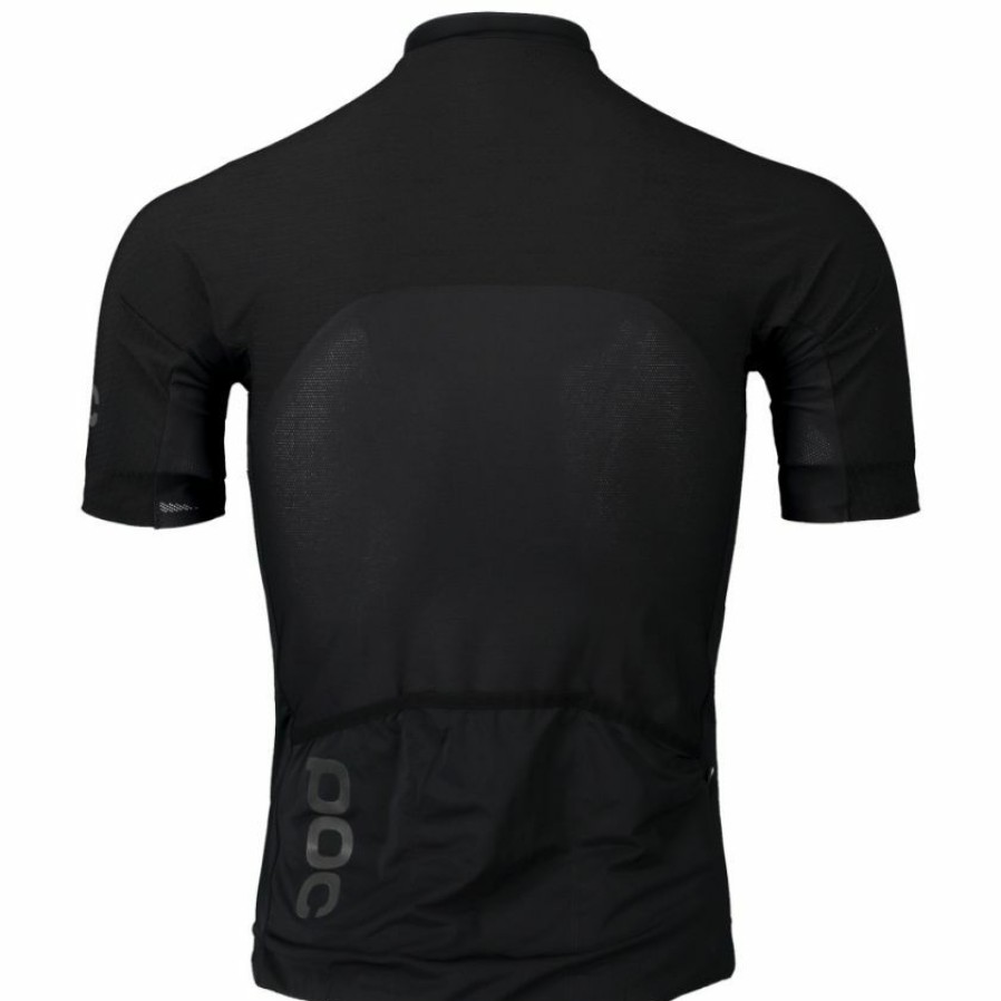 Clothing * | Poc Aero-Lite Ss Road Jersey Uranium Black 2022 Reasonable Price