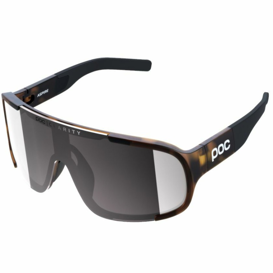 Accessories * | Poc Aspire Sunglasses Tortoise Brown (Violet Silver Mirror Lens) Reduction In Price