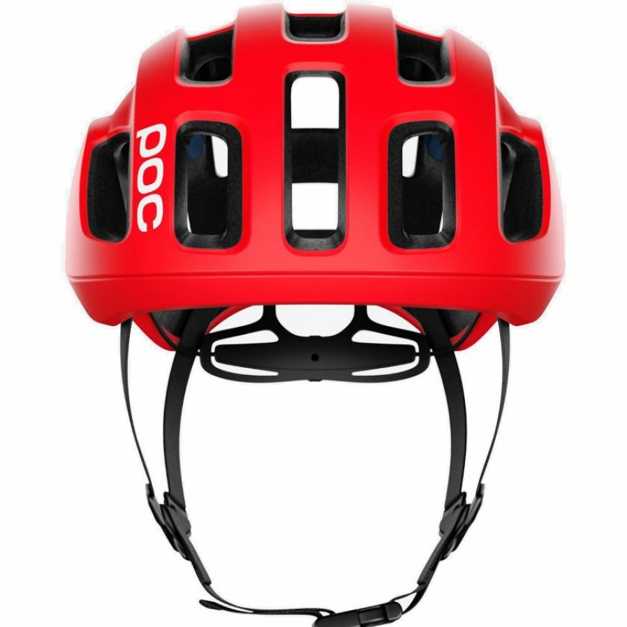 Helmets * | Poc Ventral Air Spin Road Helmet Prismane Red Matte Radiant Model