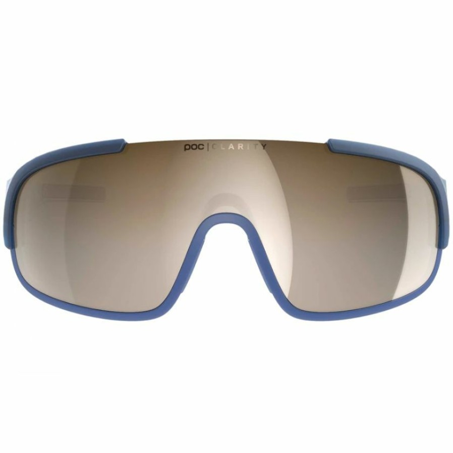 Accessories * | Poc Crave Clarity Sunglasses Lead Blue (Brown Silver Mirror Lens) Best Price