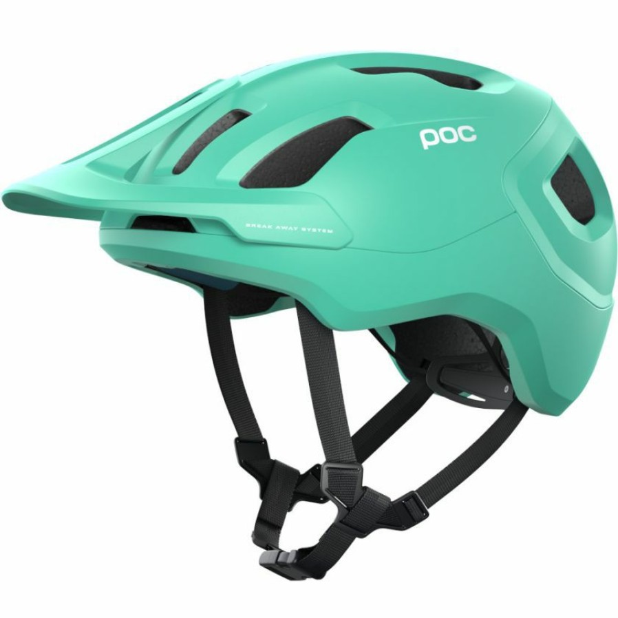 Helmets * | Poc Axion Spin Mtb Helmet Fluorite Green Matte Clearance