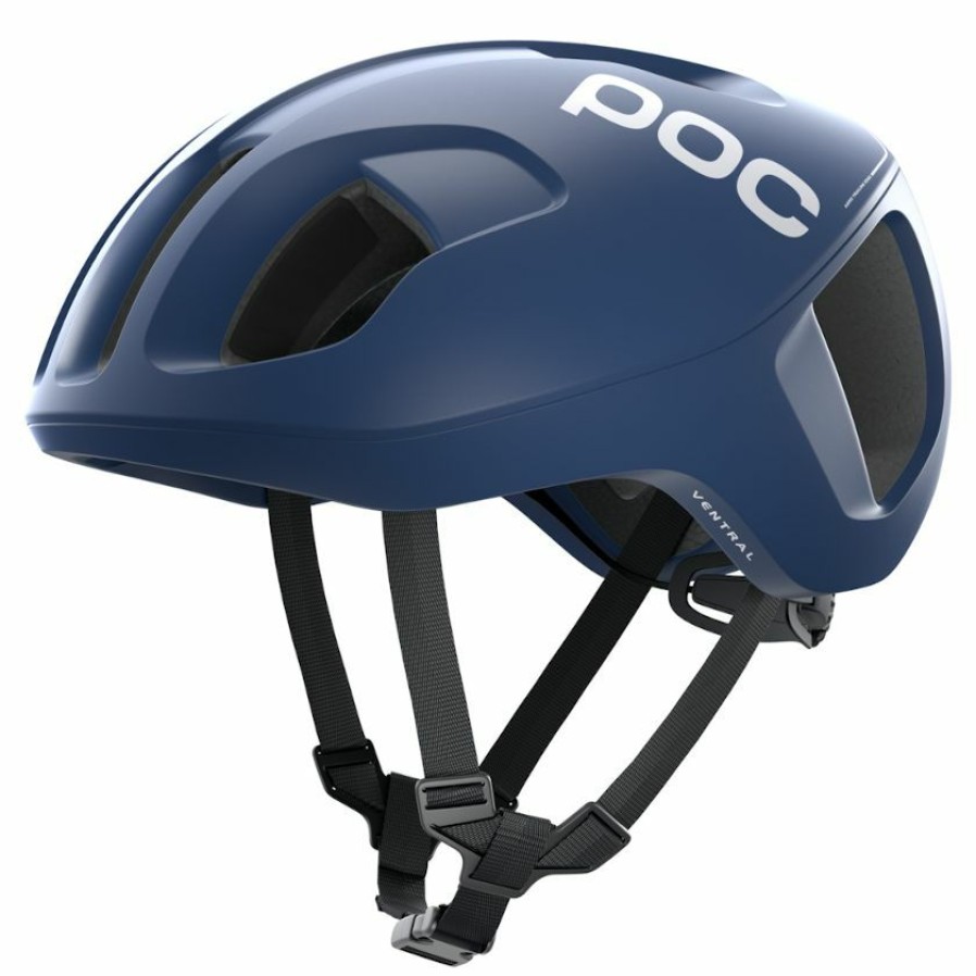 Helmets * | Poc Ventral Spin Road Helmet Lead Blue Matte Cheap Online