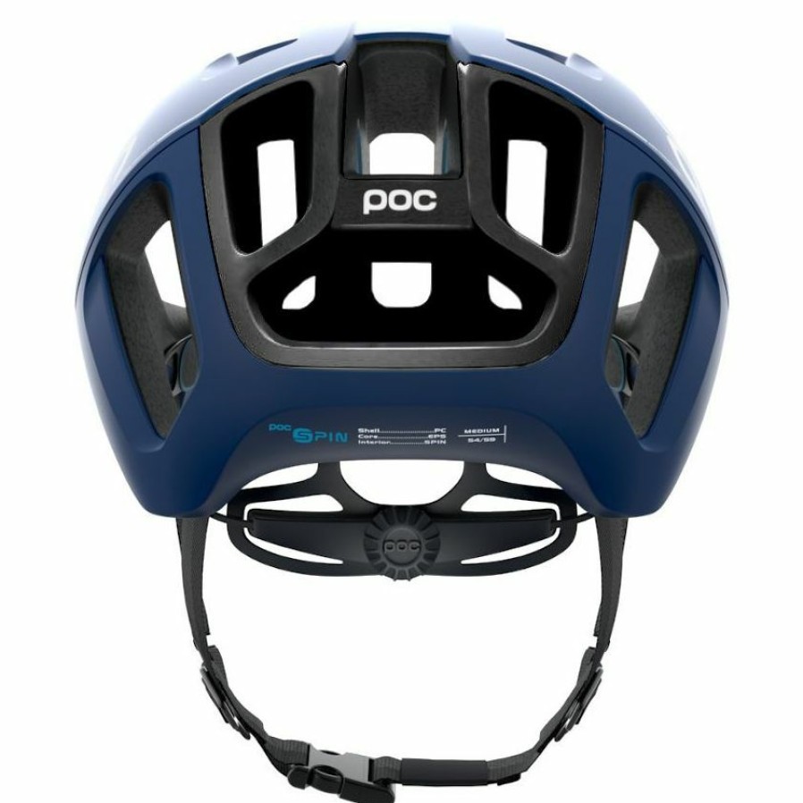 Helmets * | Poc Ventral Spin Road Helmet Lead Blue Matte Cheap Online