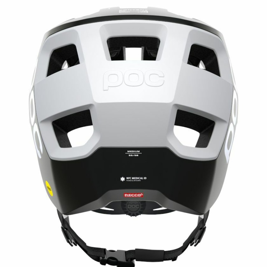 Helmets * | Poc Kortal Race Mips Mtb Helmet Uranium Black Matte/Hydrogen White Reasonable Price