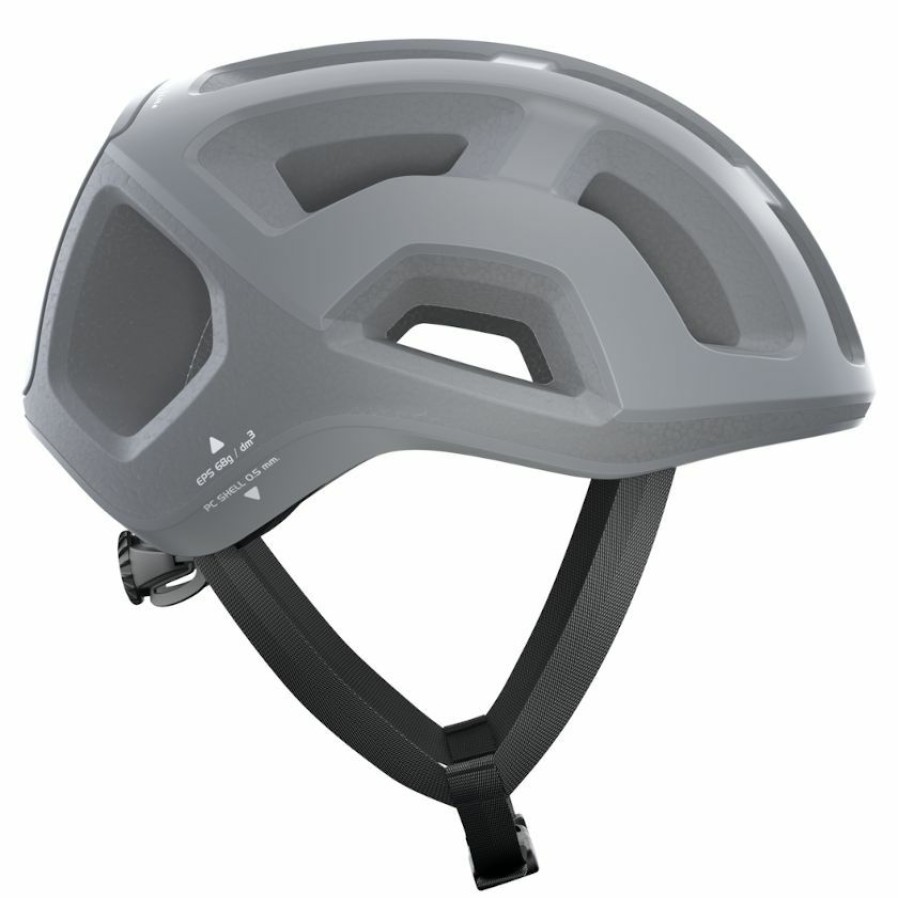 Helmets * | Poc Ventral Lite Road Helmet Granite Grey Matte Quick Delivery