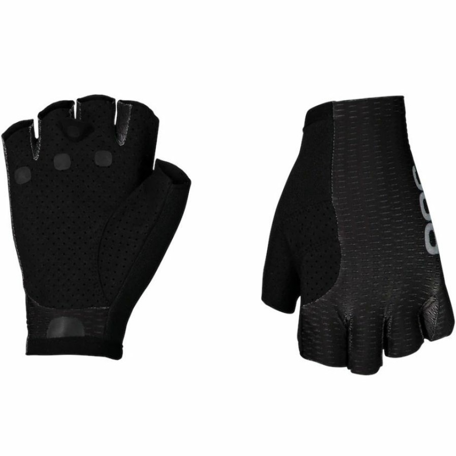 Clothing * | Poc Agile Fingerless Road Gloves Uranium Black 2022 Reasonable Price