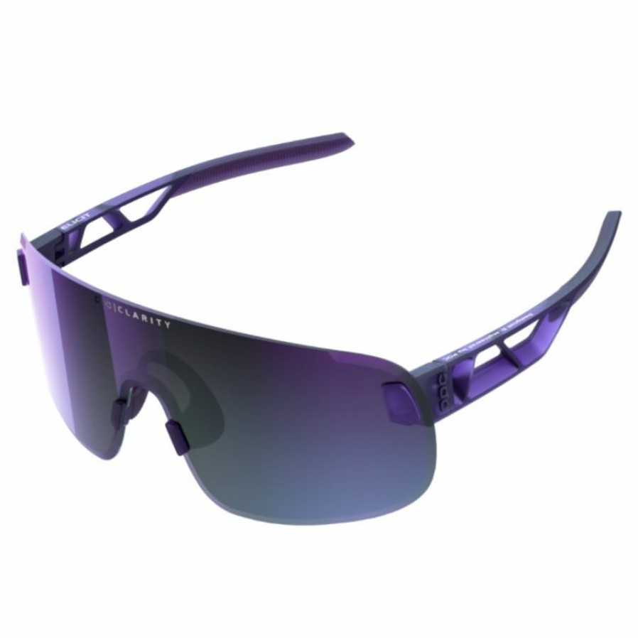 Accessories * | Poc Elicit Sunglasses Sapphire Purple Translucent (Clarity Define Violet Mirror Lens) Reasonable Price