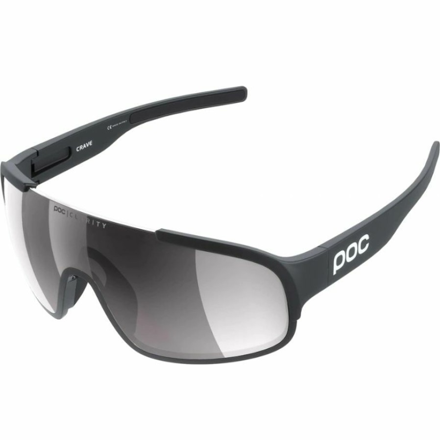 Accessories * | Poc Crave Clarity Sunglasses Uranium Black (Violet Silver Mirror Lens) 100% Guarantee