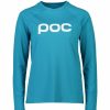 Clothing * | Poc Reform Ls Womens Enduro Jersey Basalt Blue 2022 100% Guarantee