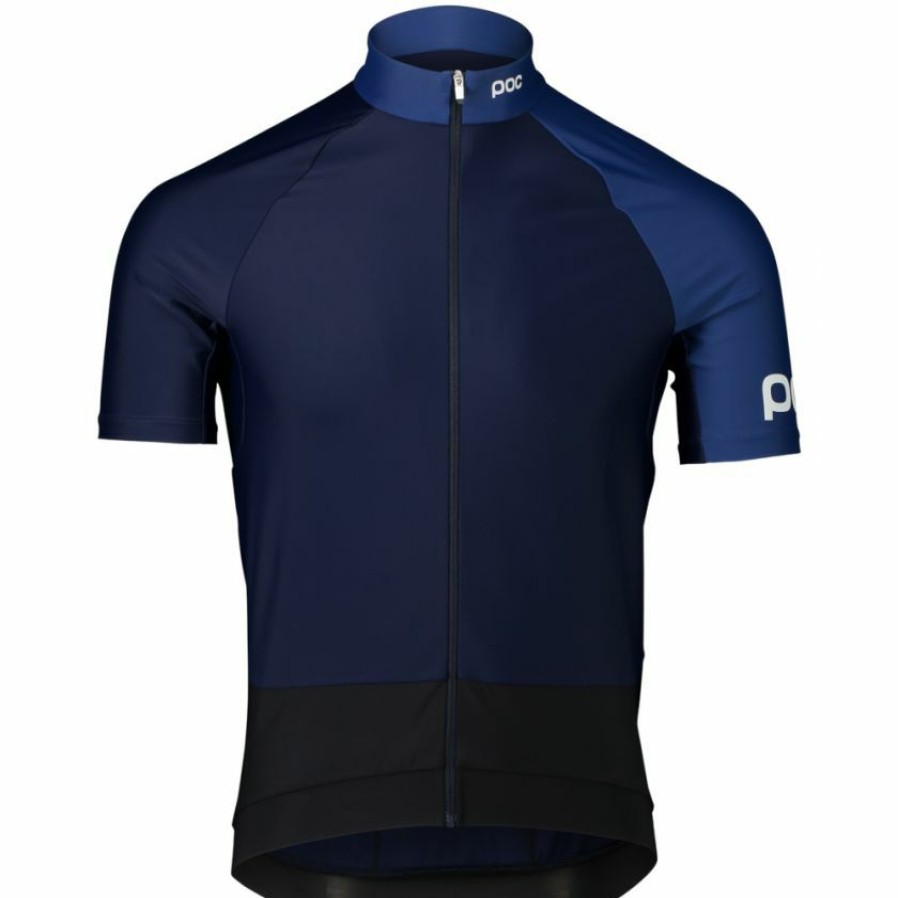 Clothing * | Poc Essential Road Midweight Ss Jersey Navy/Blue 2022 Promotions