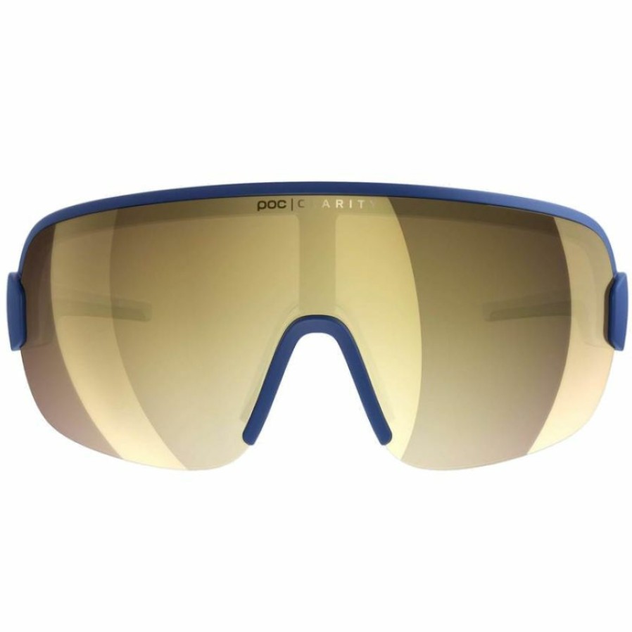 Accessories * | Poc Aim Sunglasses Lead Blue (Violet Gold Mirror Lens) Best Price