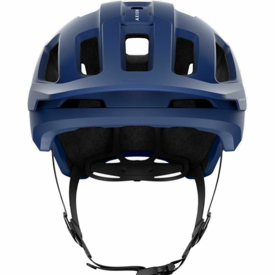 Helmets * | Poc Axion Spin Mtb Helmet Lead Blue Matte Online Sales