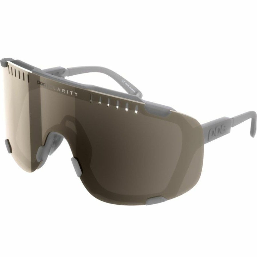 Accessories * | Poc Devour Sunglasses Moonstone Grey (Brown Silver Mirror Lens) Clearance