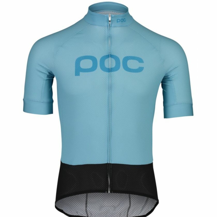 Clothing * | Poc Essential Road Logo Ss Jersey Basalt Blue 2022 Cheap Online