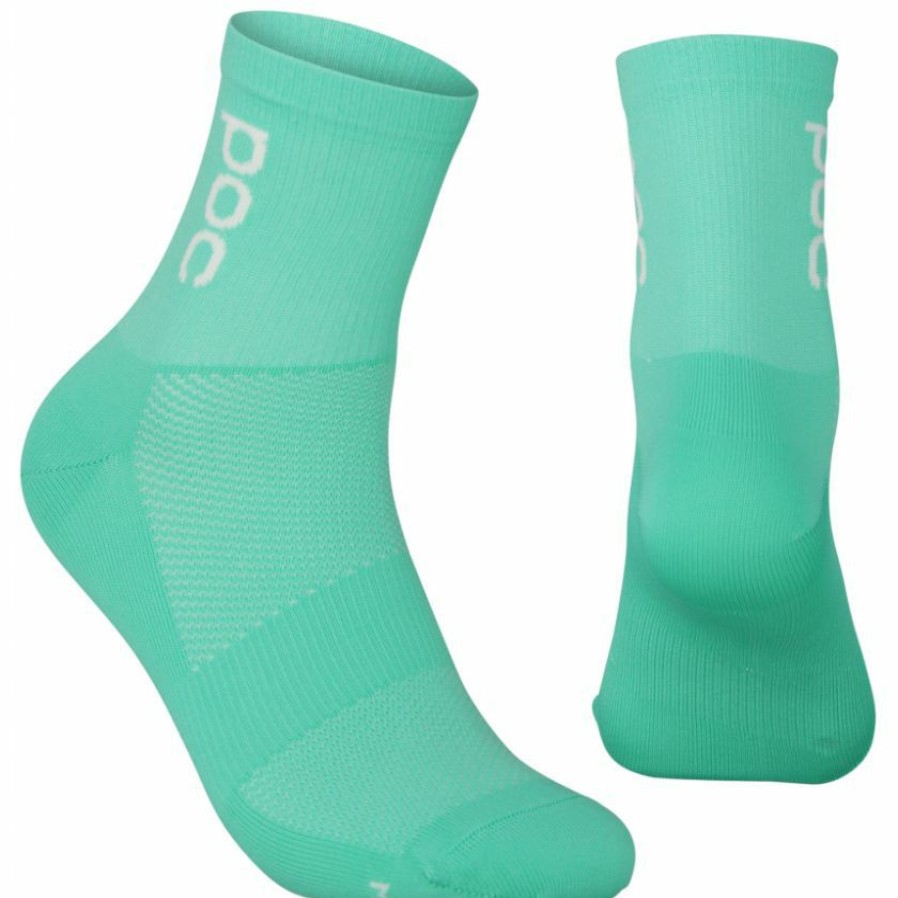 Accessories * | Poc Essential Road Light Socks Fluorite Green 2022 Online Sales