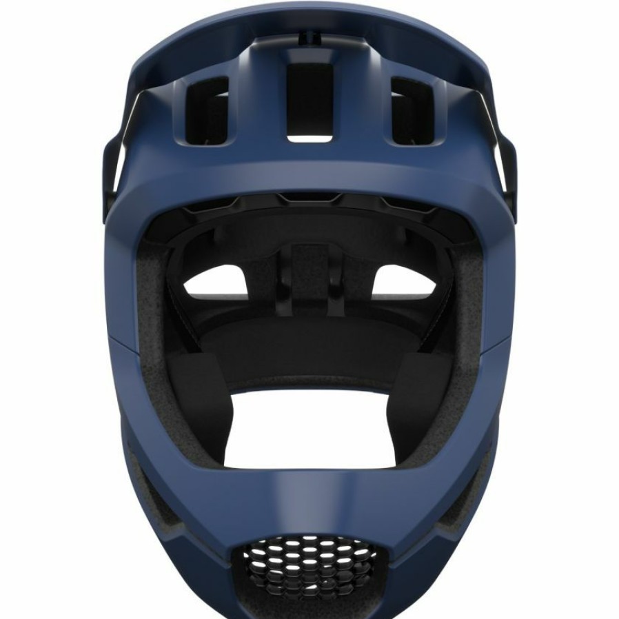 Accessories * | Poc Otocon Full Face Mtb Helmet Matte Lead Blue Clearance