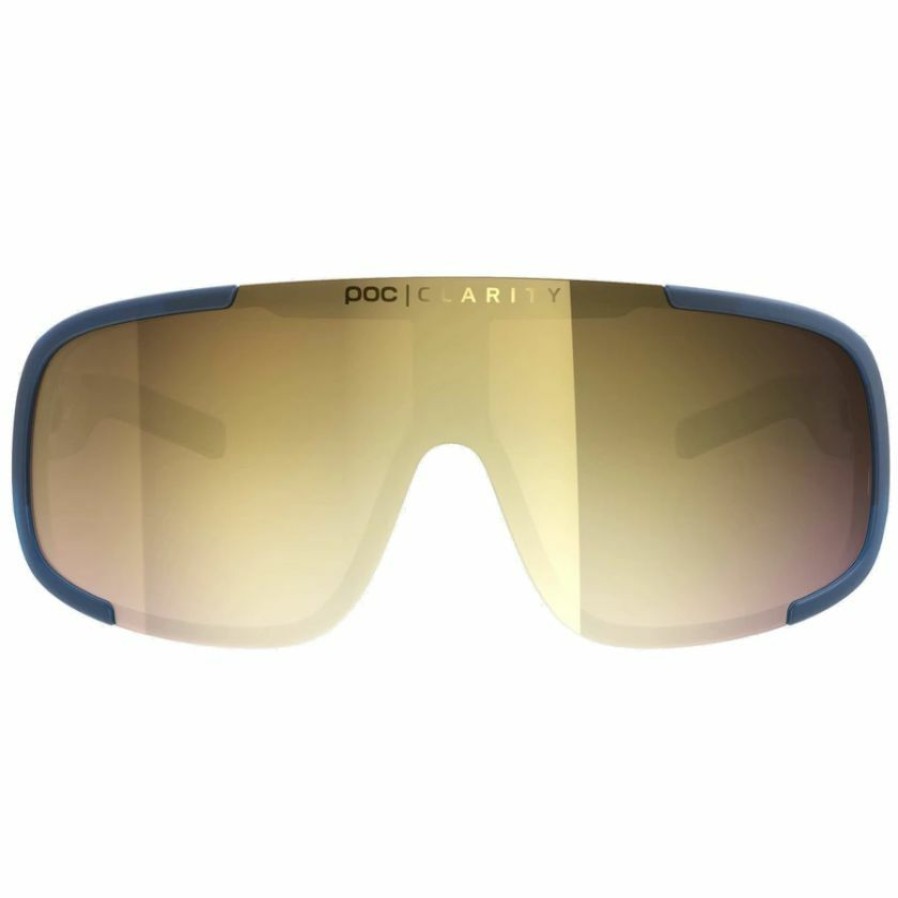 Accessories * | Poc Aspire Sunglasses Lead Blue (Violet Gold Mirror Lens) Cheap Online