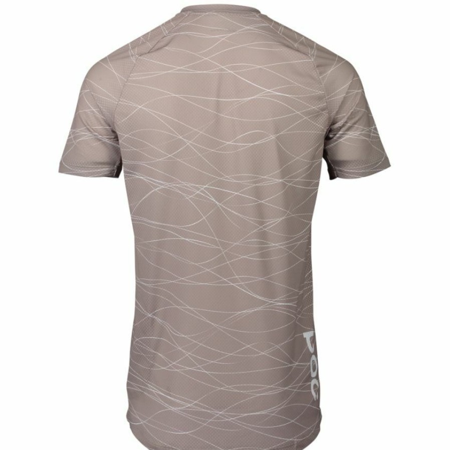 Clothing * | Poc Mtb Pure T-Shirt Jersey Lines Grey 2022 Premium Product