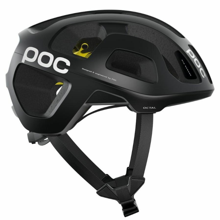 Helmets * | Poc Octal Mips Road Helmet Uranium Black Matte Low Price