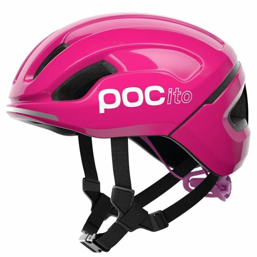 Helmets * | Poc Pocito Omne Spin Kids Helmet Fluorescent Pink 100% Guarantee