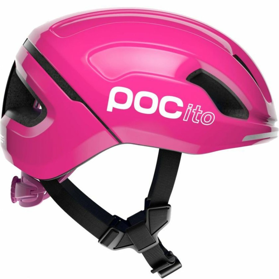 Helmets * | Poc Pocito Omne Spin Kids Helmet Fluorescent Pink 100% Guarantee