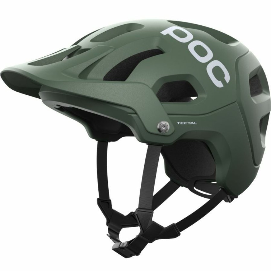 Helmets * | Poc Tectal Mtb Helmet Epidote Green Metallic/Matte Cheap Online