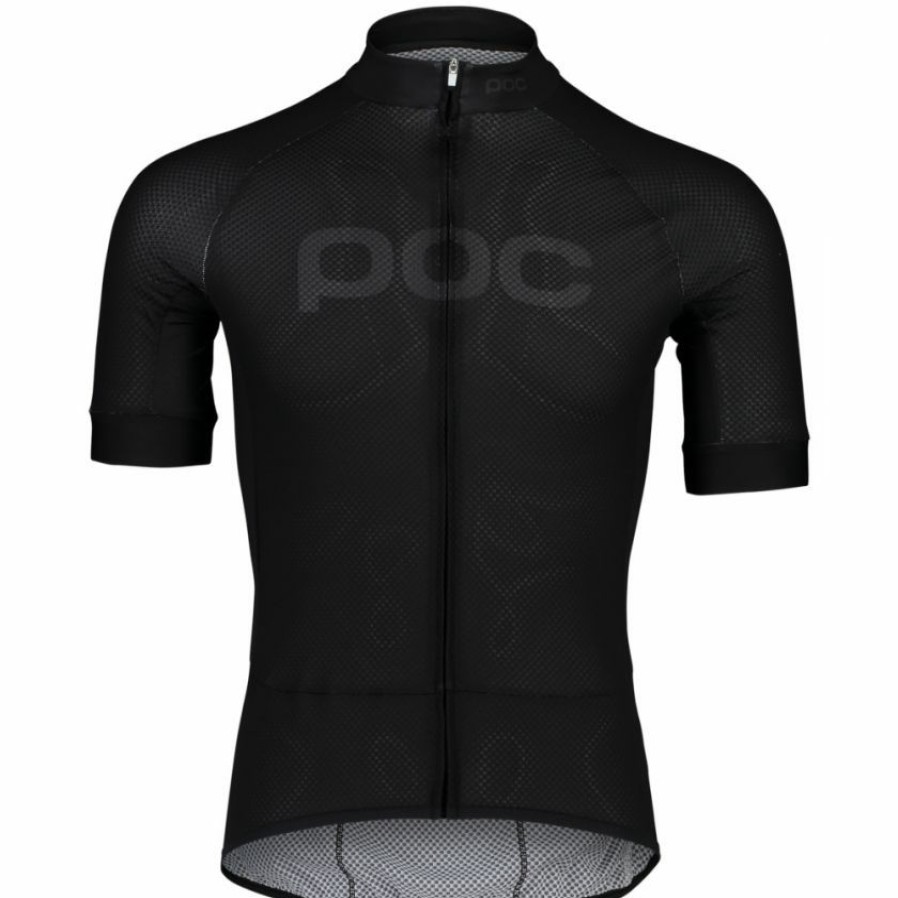 Accessories * | Poc Essential Road Logo Ss Jersey Uranium Black 2022 Cheap Online