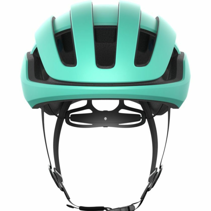 Helmets * | Poc Omne Air Spin Road Helmet Flourite Green Matte For Sale