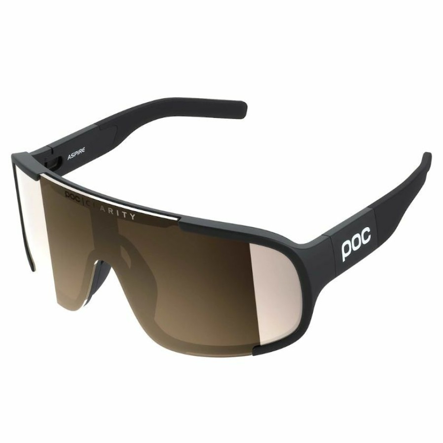 Accessories * | Poc Aspire Sunglasses Uranium Black (Brown Silver Mirror Lens) With Discount