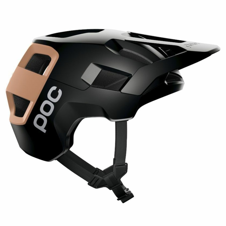 Helmets * | Poc Kortal Mtb Helmet Uranium Black/Light Citrine Orange Matte With Discount