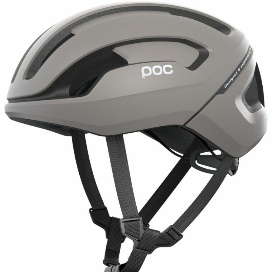 Helmets * | Poc Omne Air Spin Road Helmet Moonstone Grey Matte Low Price