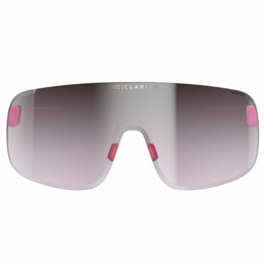 Accessories * | Poc Elicit Sunglasses Actinium Pink Translucent (Violet Silver Mirror Lens) Cheap Online