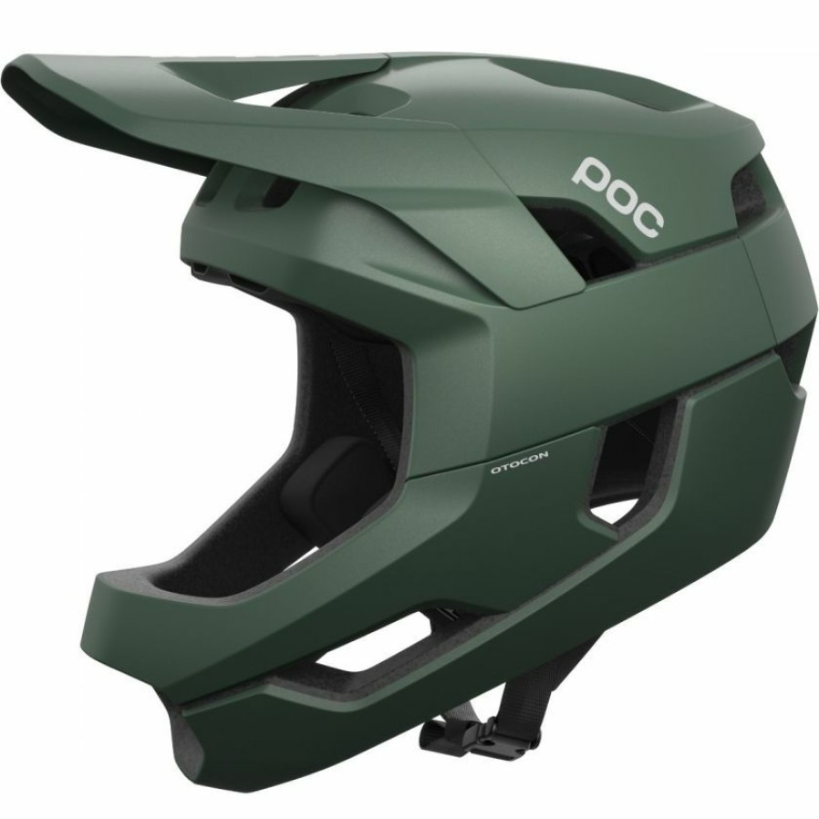 Accessories * | Poc Otocon Full Face Mtb Helmet Matte Epidote Green Low Price