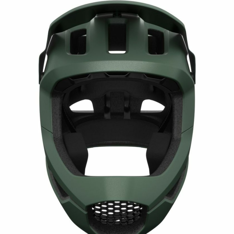 Accessories * | Poc Otocon Full Face Mtb Helmet Matte Epidote Green Low Price