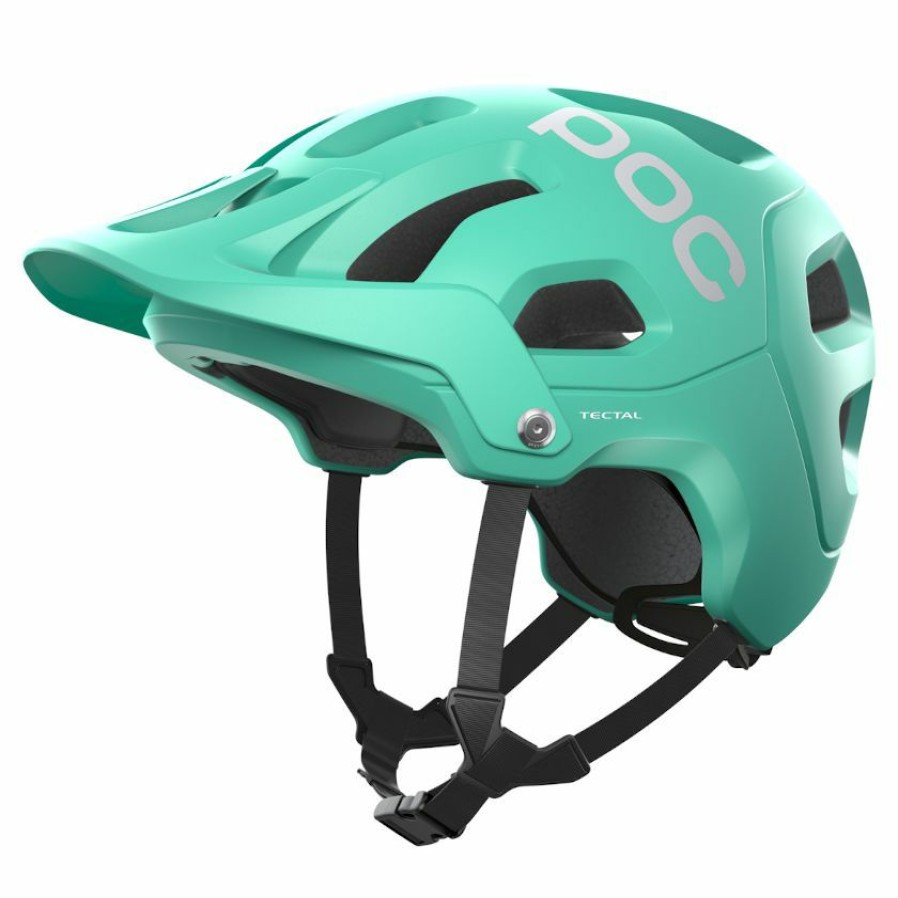 Helmets * | Poc Tectal Mtb Helmet Fluorite Green Matte 100% Guarantee