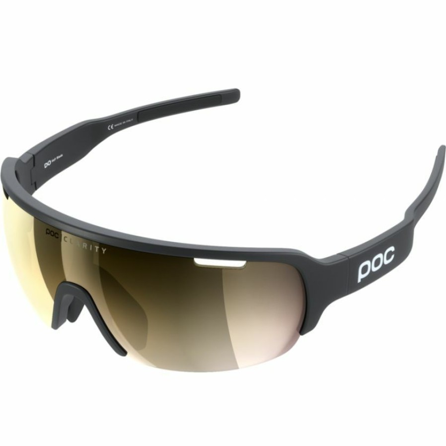 Accessories * | Poc Do Half Blade Sunglasses Uranium Black (Violet Gold Mirror Lens) Clearance